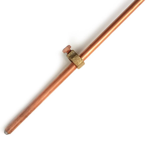 Varillas copperweld con grapa reforzada